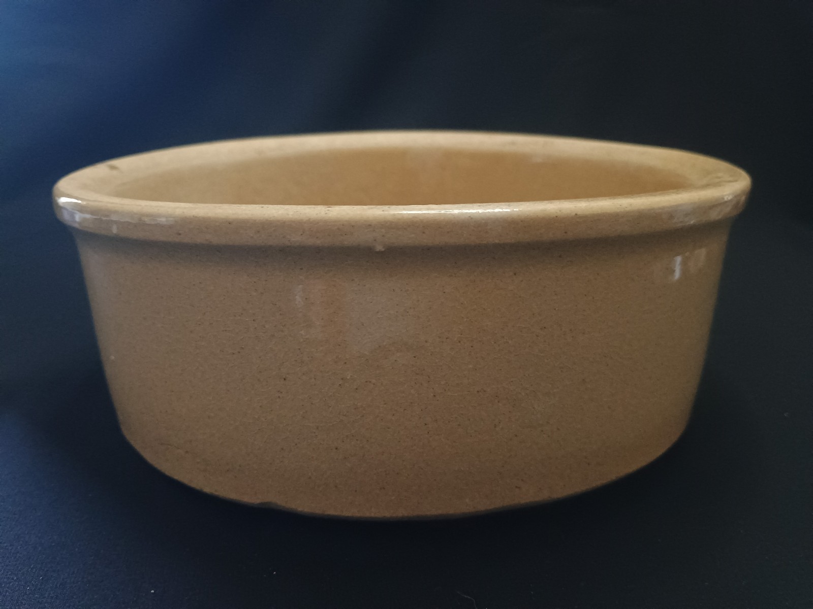 Dogbowl ROBINSON RANSBOTTOM POTTERY Roseville 7.75” Stoneware VTG