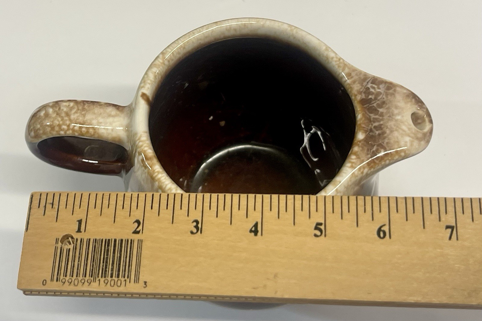 Vintage MCM Brown Drip Glaze Pottery Set Mugs Bowls Creamer USA Oven Proof