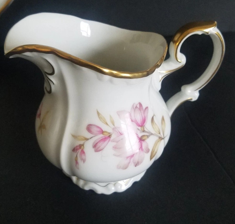 Vintage Edelstein Bavaria Maria Theresa 14 Pc Tea Service Magnolia China Set