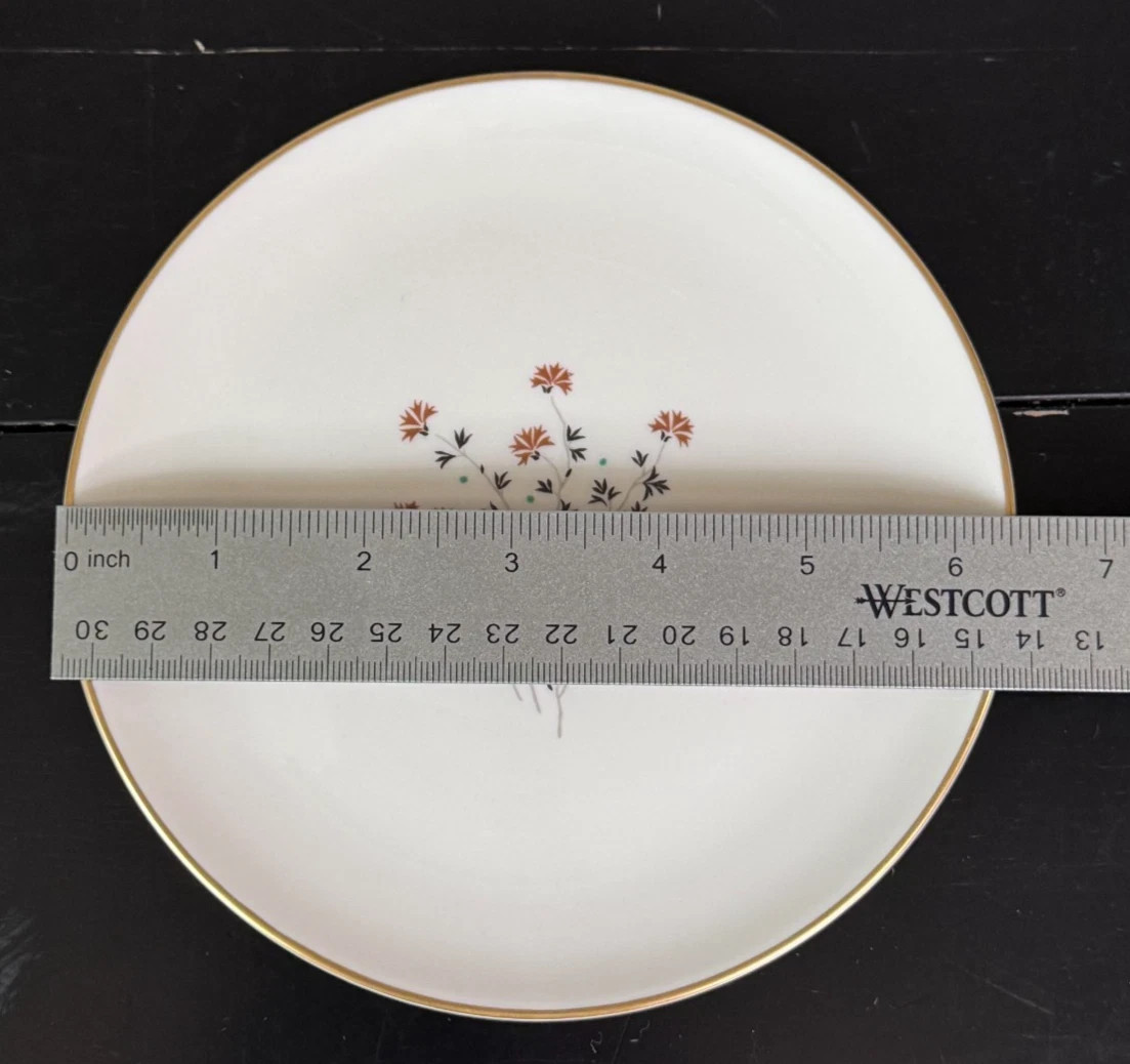 VINTAGE 6.5IN DESSERT PLATES PARISIENNE BY ROYAL JACKSON (SET OF 6)