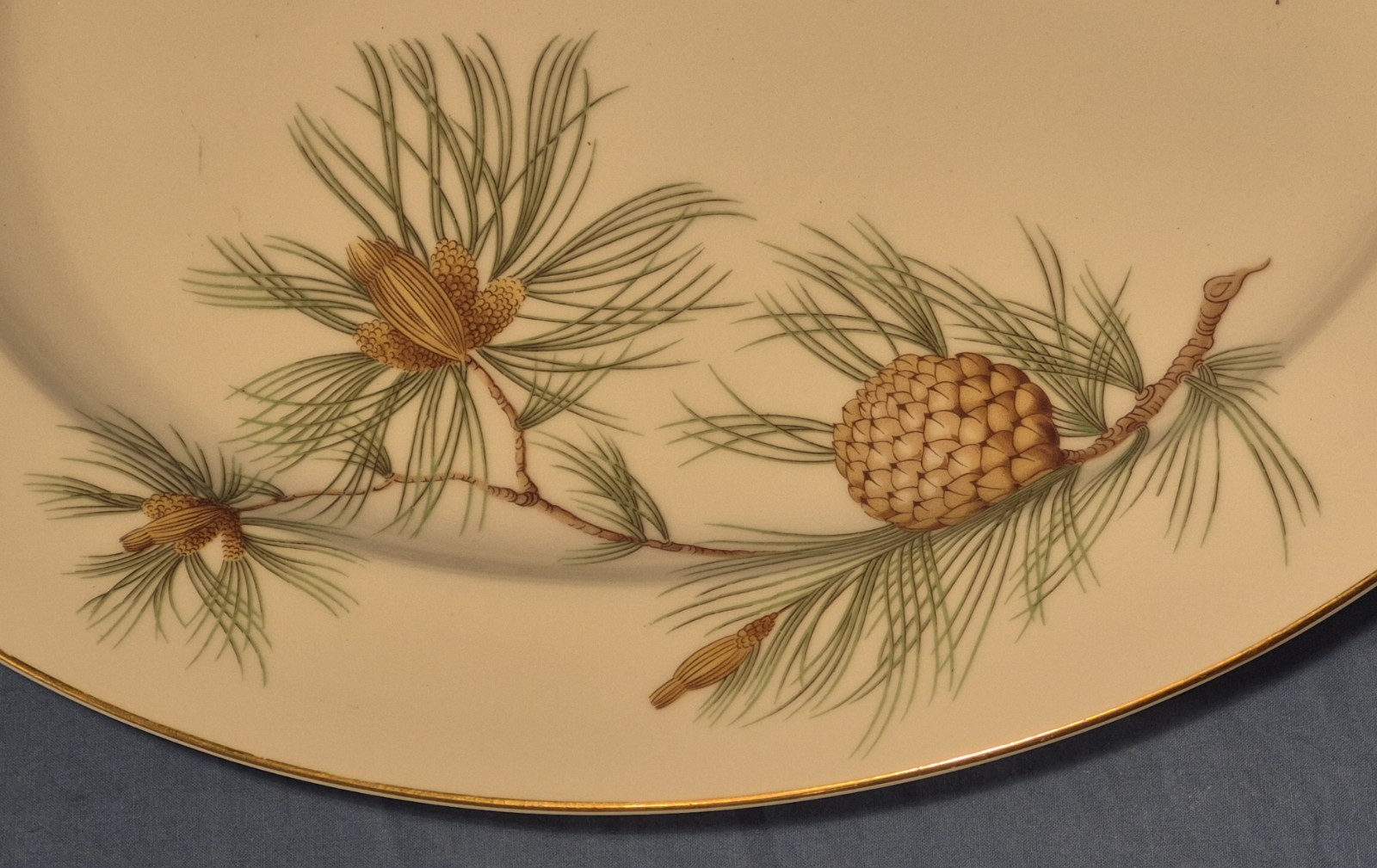 Rosenthal Aida PINE NEEDLE 12 3/4″ Serving Platter, Germany EUC