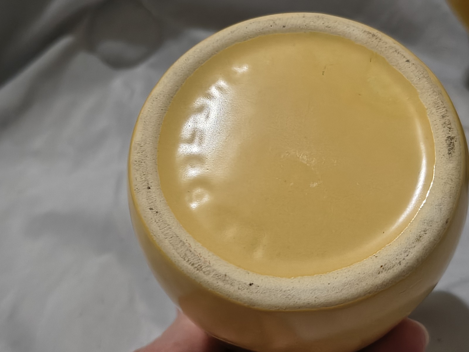 La Solana Mustard Yellow Cream Sugar Bowl Ware Solanaware Mid Century Modern