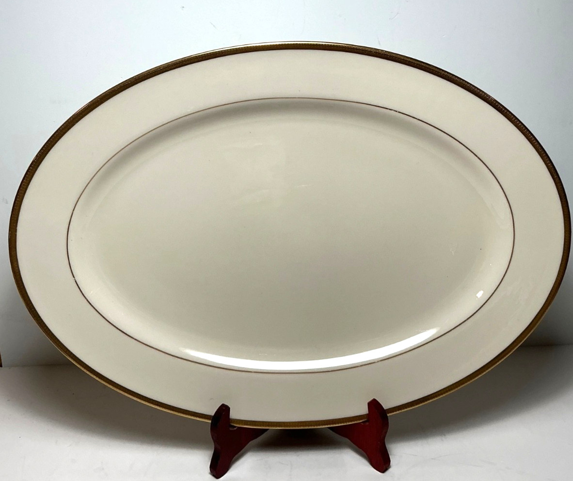 Vintage Lenox Tuxedo Pattern 16 inch Platter