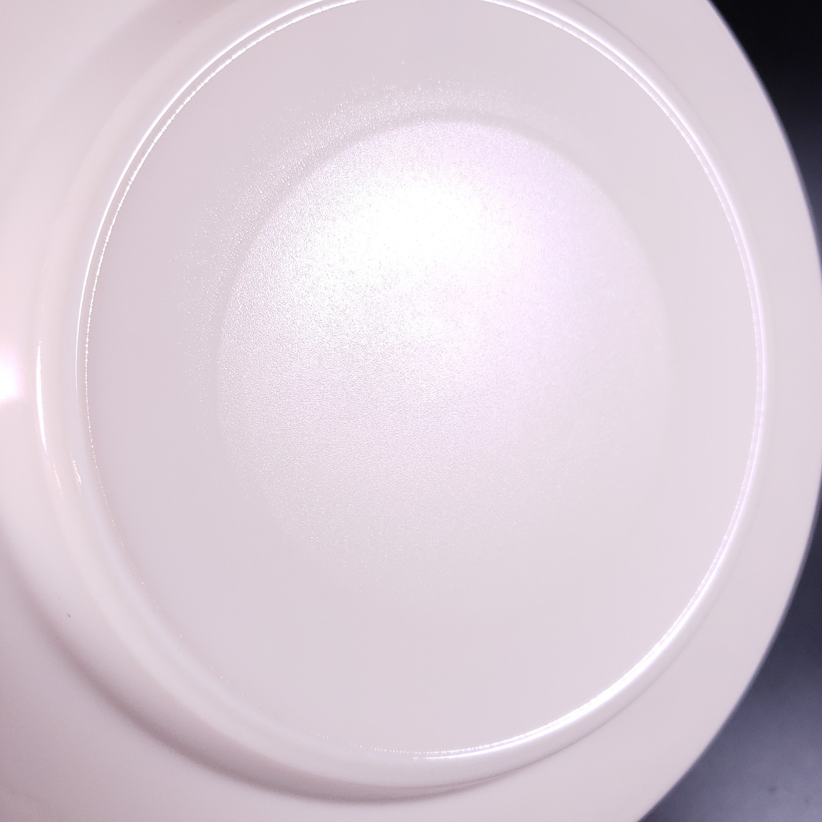 IKEA PARADISISK Off White Shell Pink Floral Tempered Glass SALAD PLATE SET
