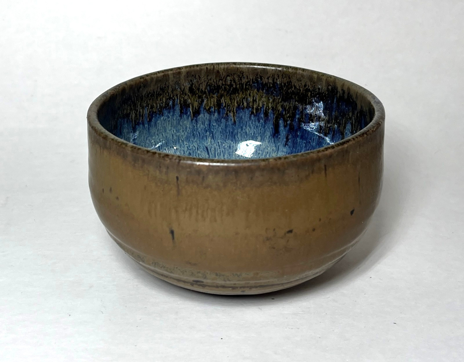 Vintage Artist Marked Studio Pottery Stoneware Bowl