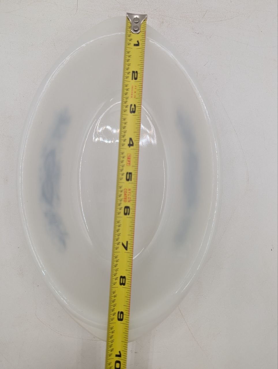 Lot of 4 Glasbake Glass Dishes Blue Floral Pattern Bakeware – EB7