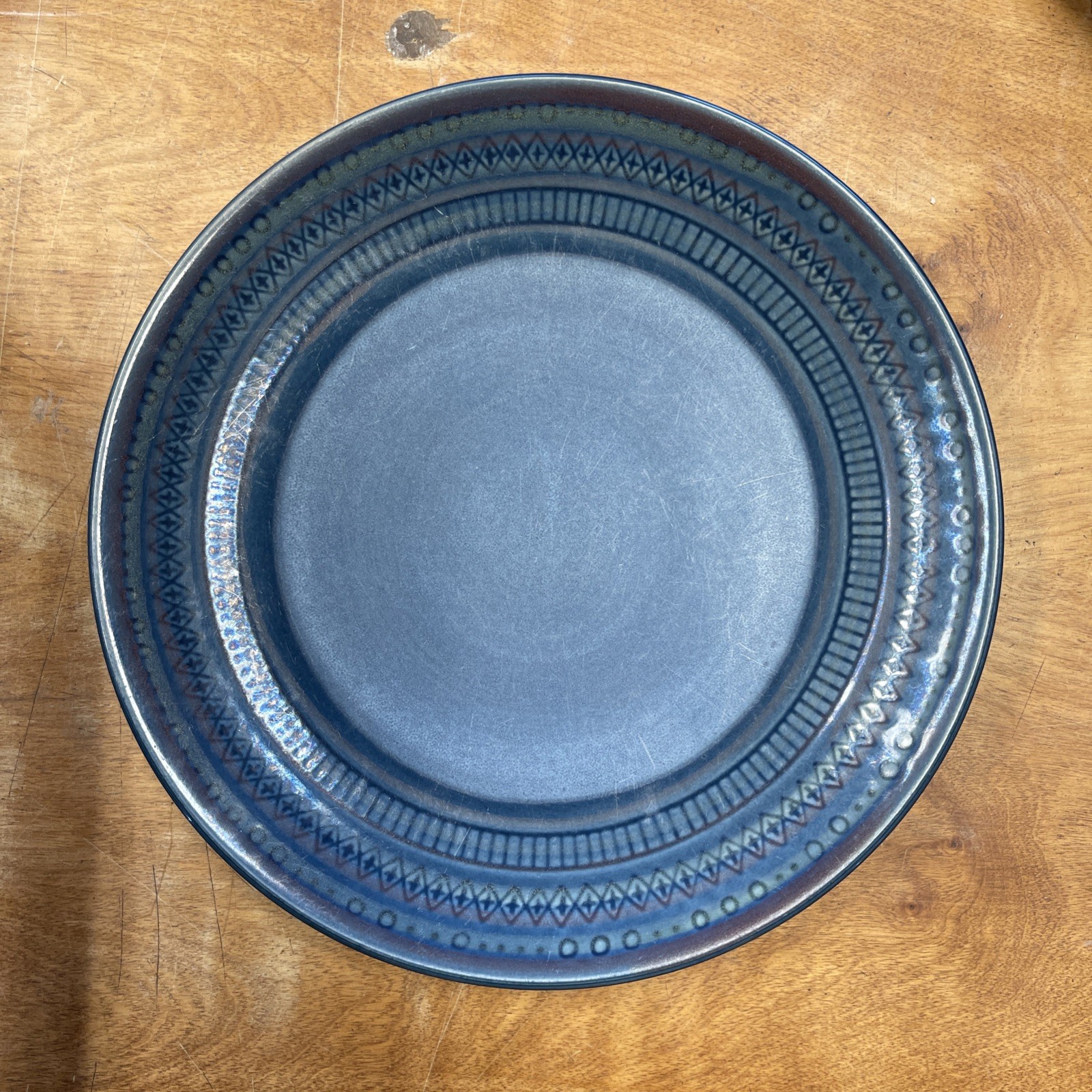Threshold KINGSLAND BLUE Dinner Plate 10 3/8″ 1 ea 12 available