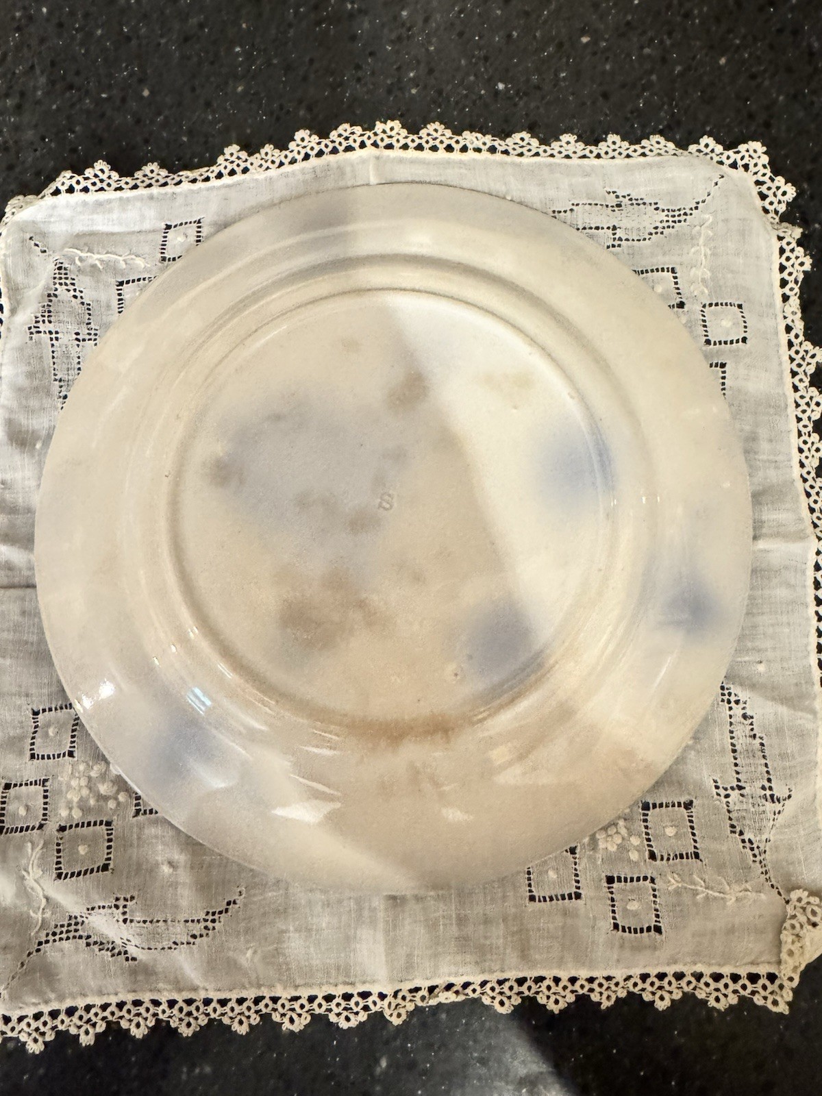 Antique Gaudy Welsh Ironstone Plate. @ 8 1/2 Inches