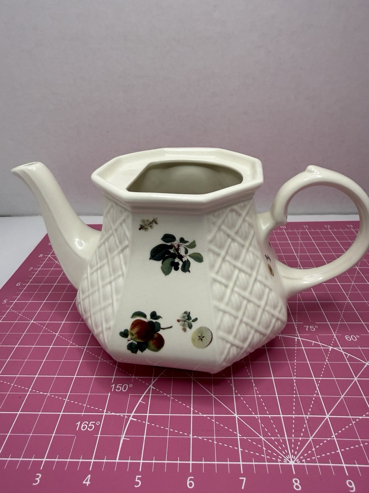 Churchill Teapot Fruit White
