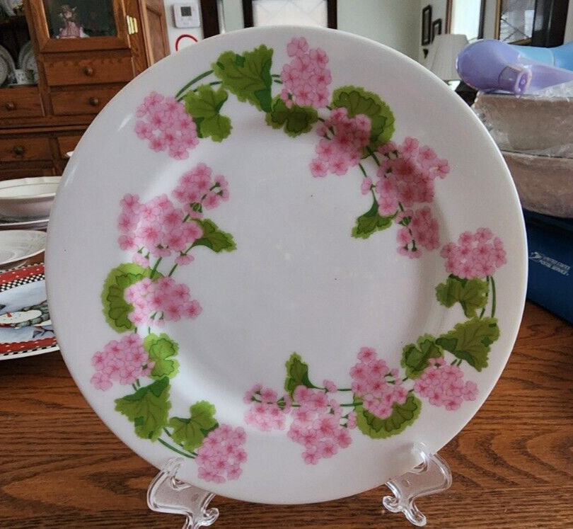 Because Salad Plate (s) 7 1/2″ Round Mikasa L9006 Japanese White Pink Green !