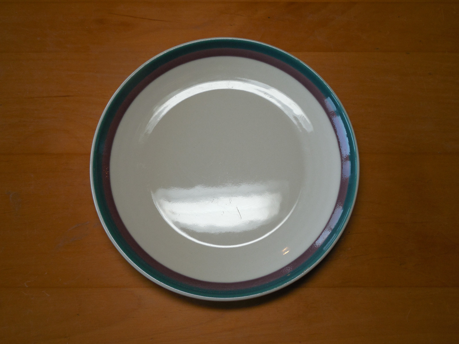 Pfaltzgraff JUNIPER USA Luncheon Plate 8 1/2″ Burgundy Teal 1 ea 2 available