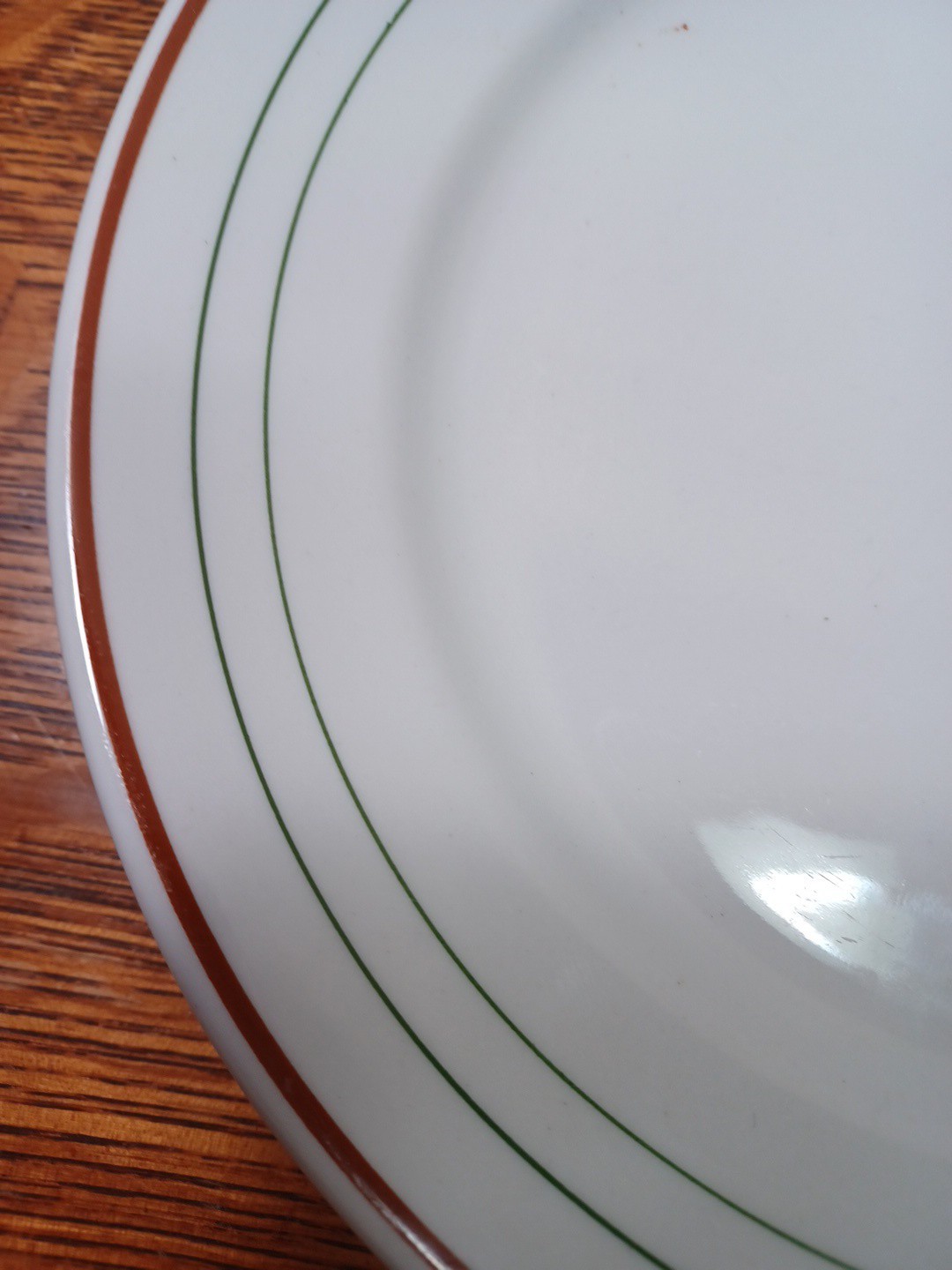 VTG Lunch counter Plate Kress Store 9” In Great Shape By Mayer China JRR43