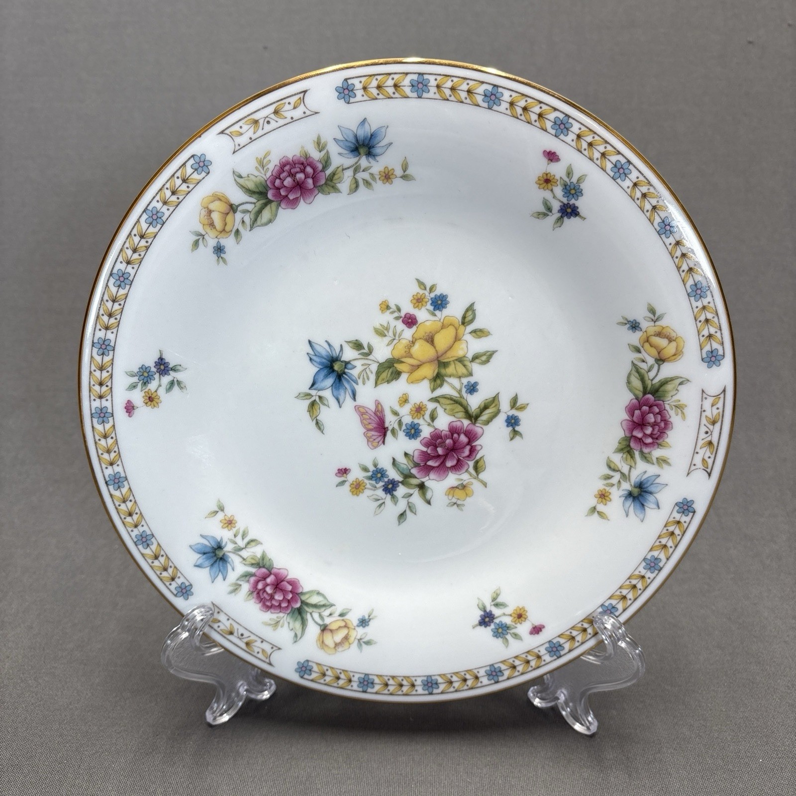 Liling Fine China Ling Rose Salad Plate 7 1/2″ Replacements Yung Shen Floral