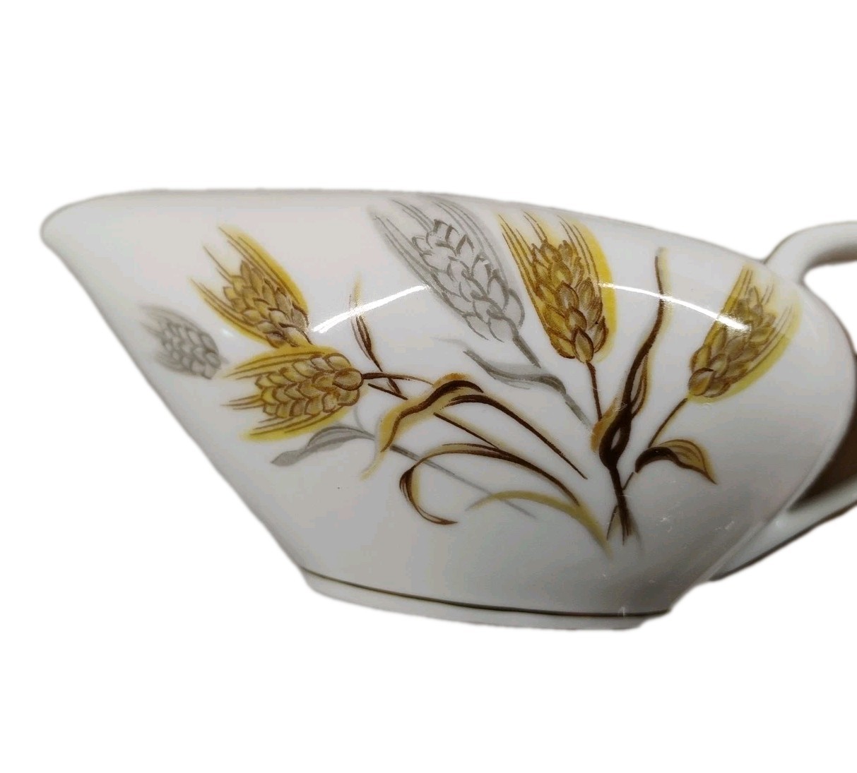 Noritake China Wheaton Creamer Pourer Gravy Boat 5414 Vintage Japan Wheat
