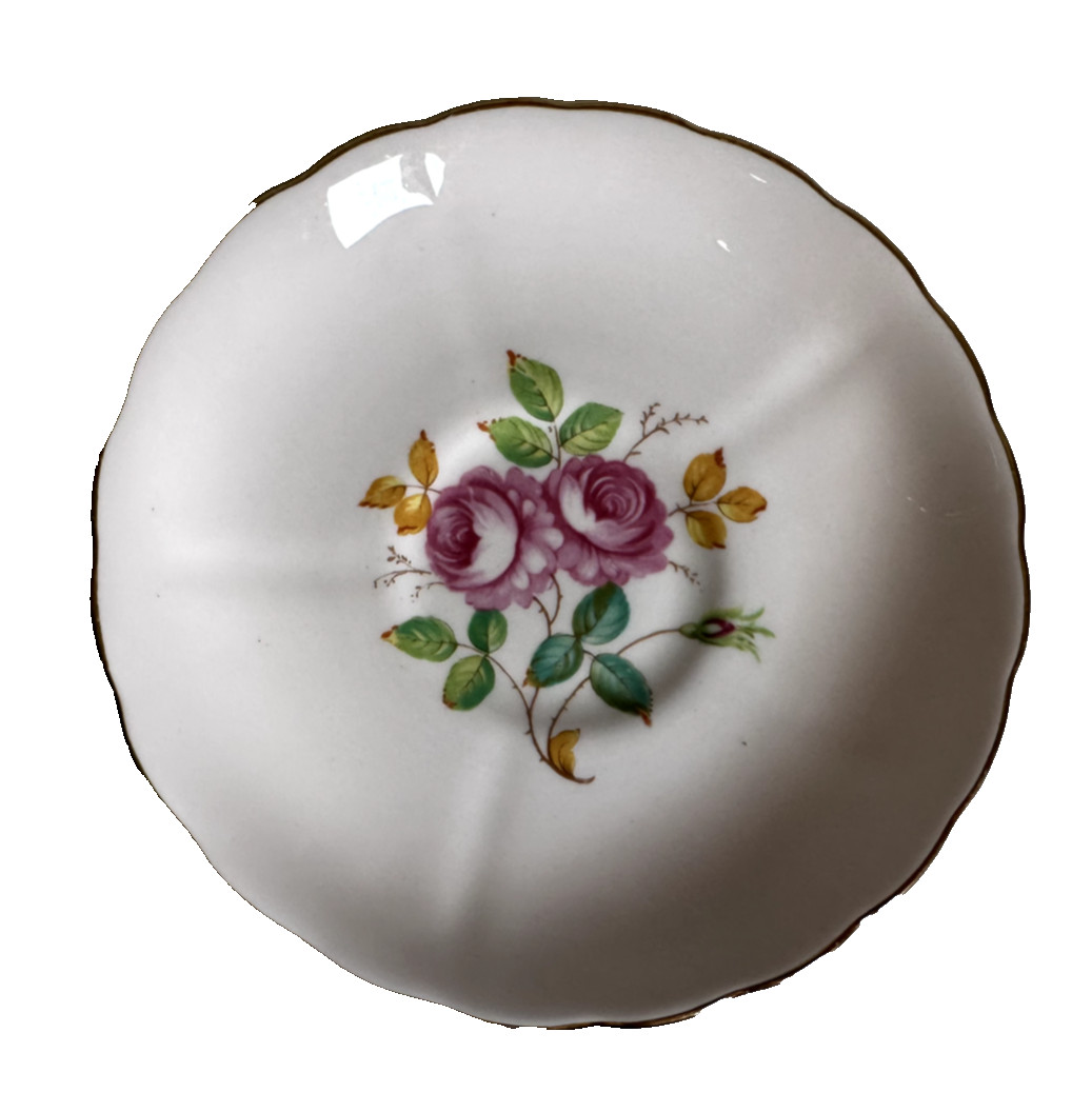 Vintage Tuscan Fine English Bone China Saucers Light Pink One Only