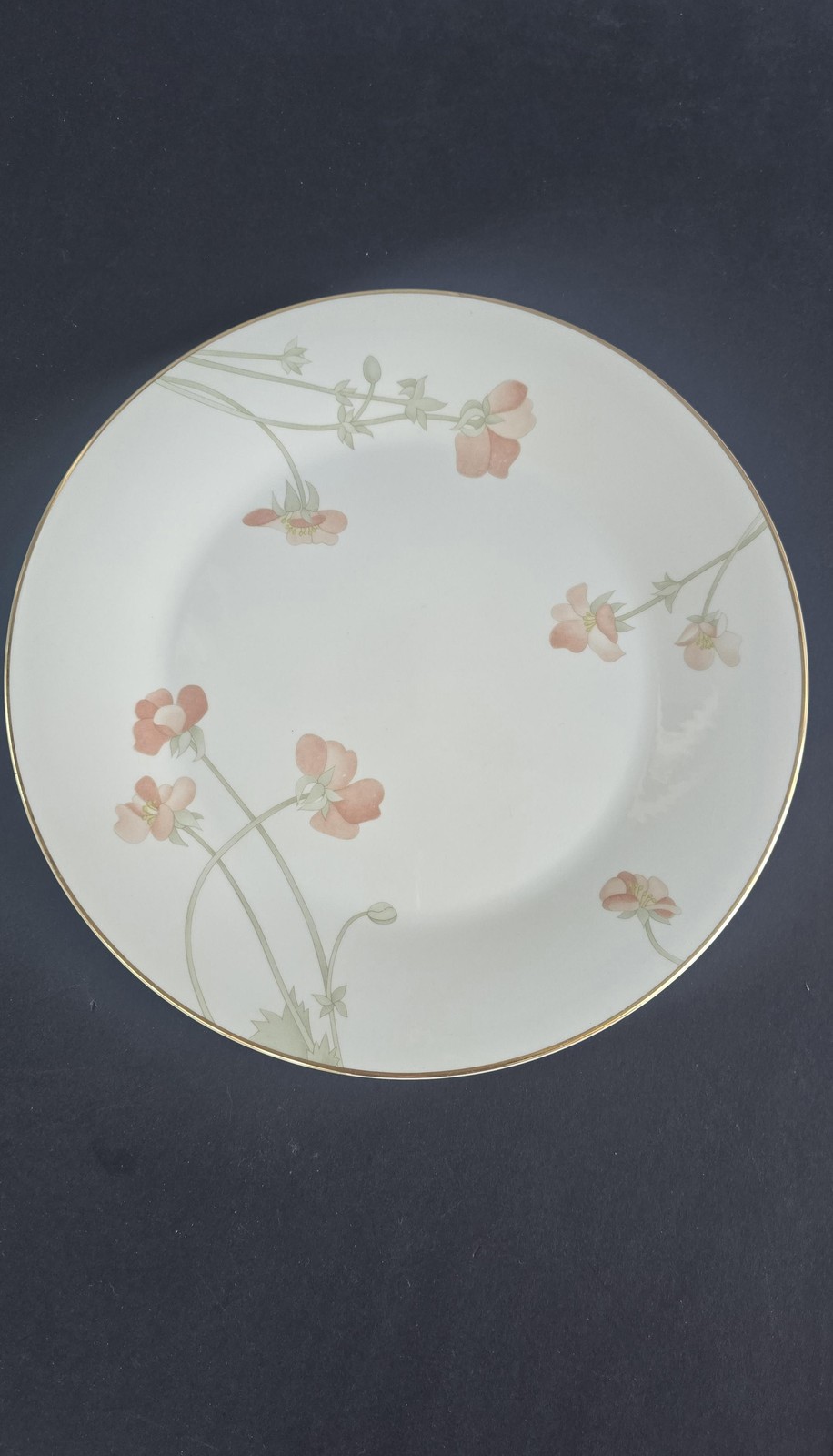 Vintage Royal Doulton Vogue Harmony Dinner Plate 10.5″ Gold Trim England