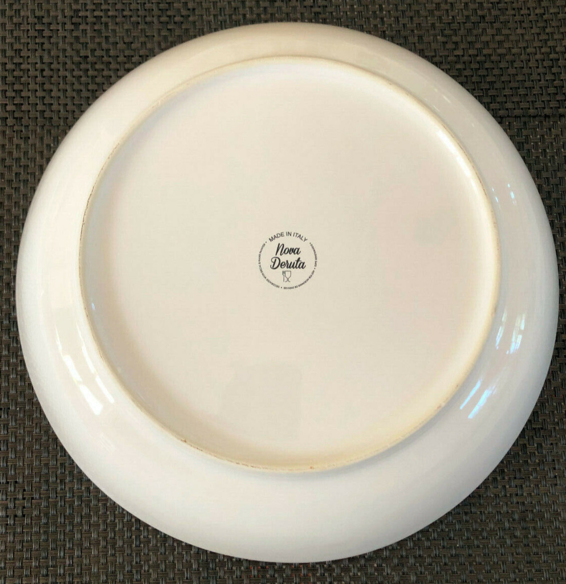 Deruta RICCO 11 1/4″ Rust, Gold, Green, Blue Serving Bowl from Italy — NWT