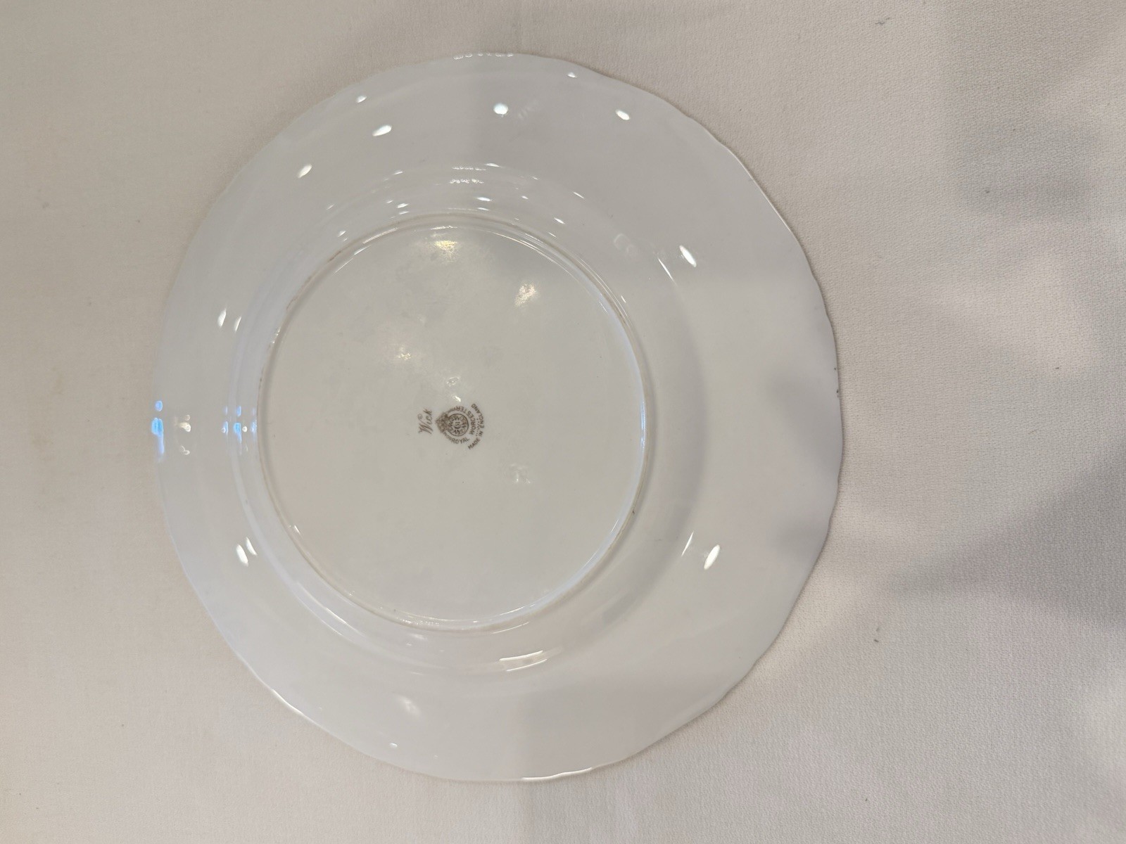 Pristine 1953 Royal Worcester 10.5″ Cabinet Plate Wick Cottage P Love Mint