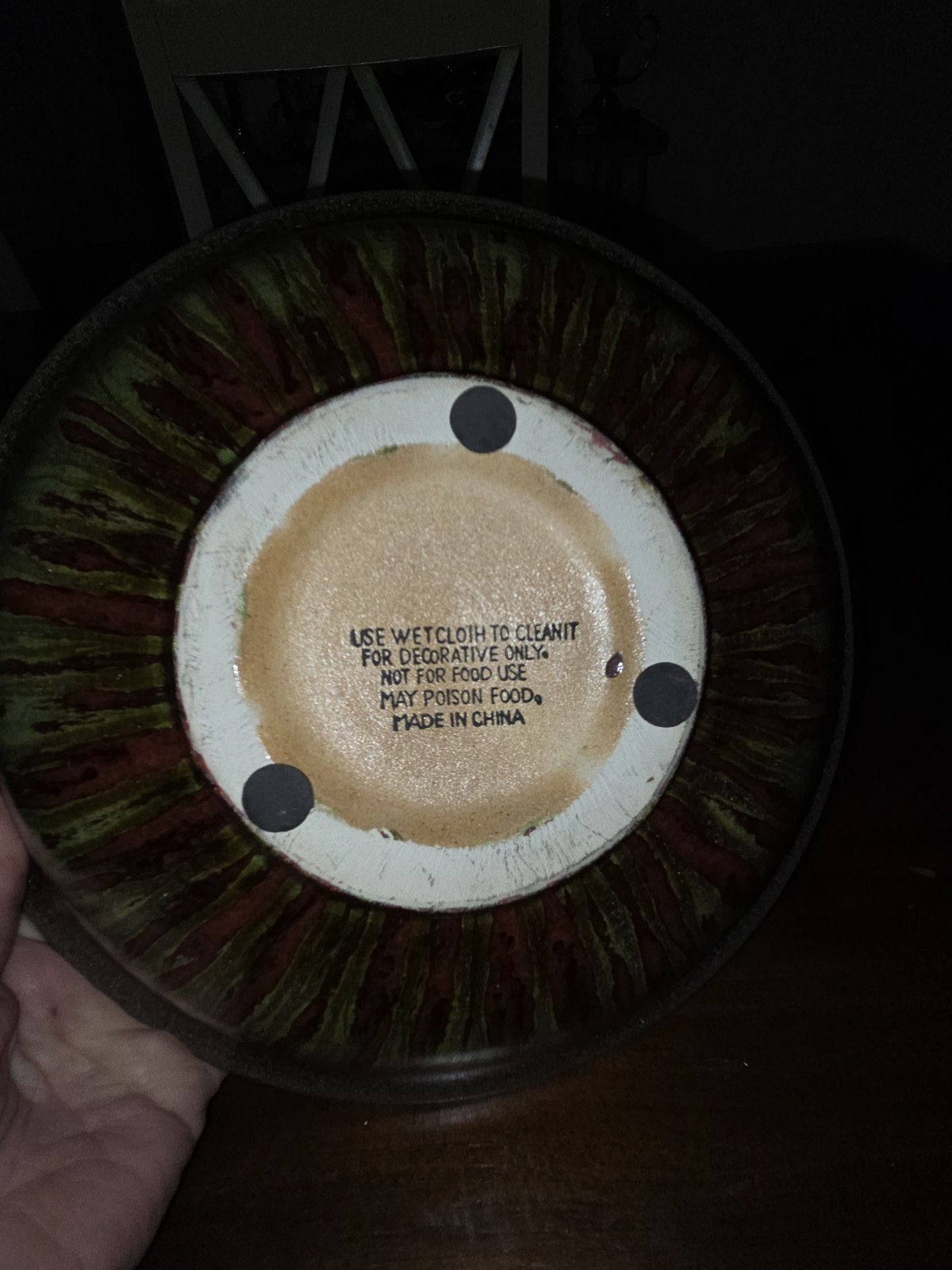 Vintage Inspired Drip Glaze Pottery Bowl, Mod, Boho, Mid Century Vibe