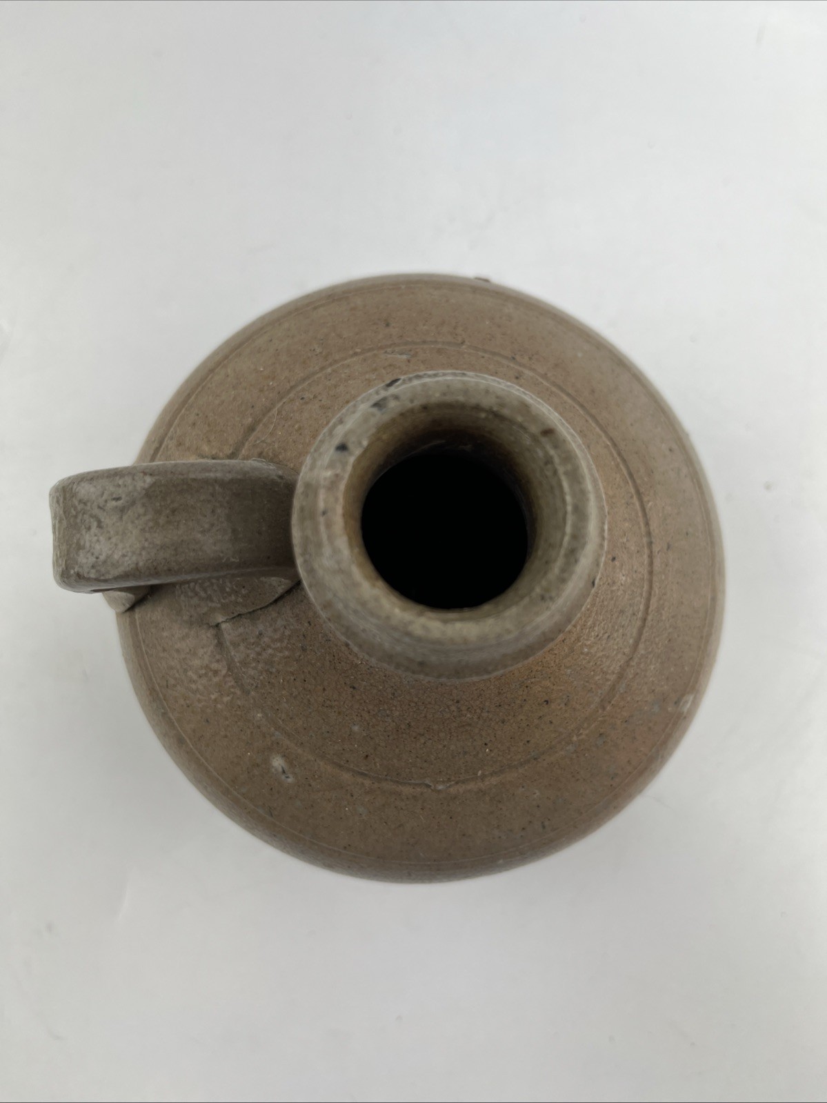 Jugtown Ware Squat Syrup Jug 4 1/2″Tall Stoneware Vintage Antique Primitive