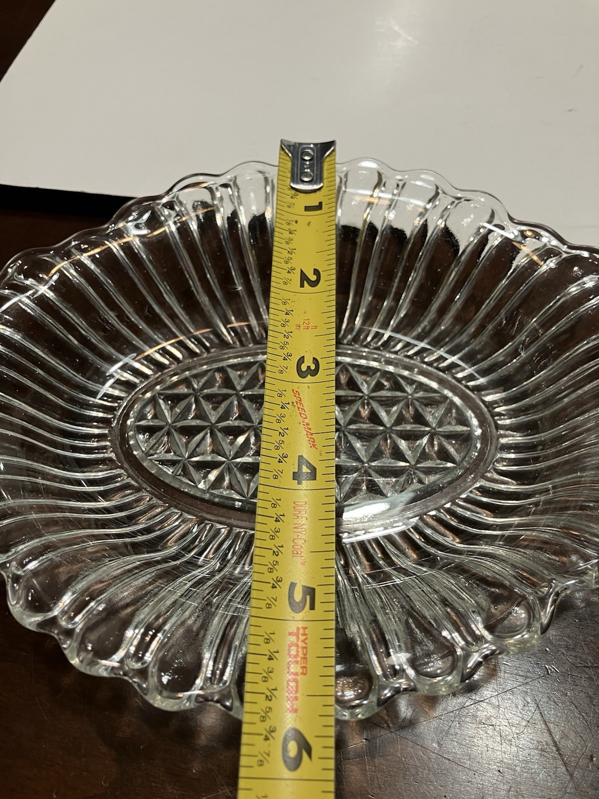 Vintage Anchor Hocking Co Dish Pattern Loop and Diamond Circa 1940-1960