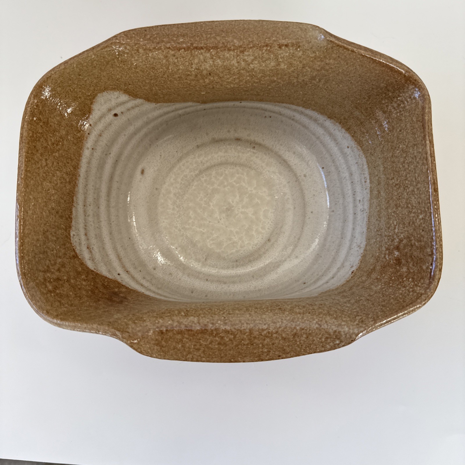 Hand Made In Portugal Stoneware Casserole Dish 7.5” x 5” GRES O Studio Pottery