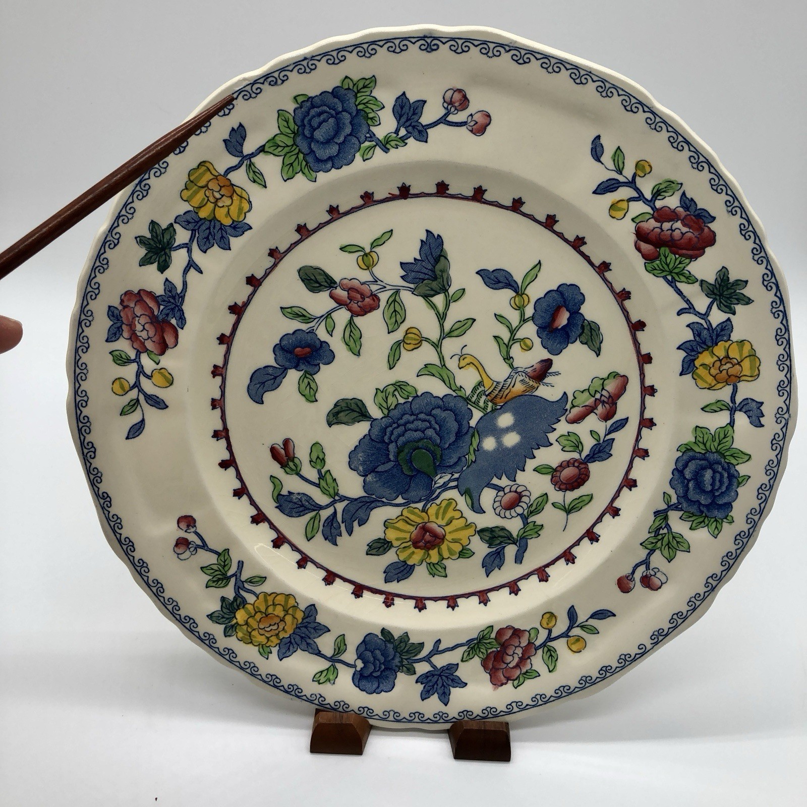 MASON’S Regency Plantation Colonial (5) 10” Dinner Plates England