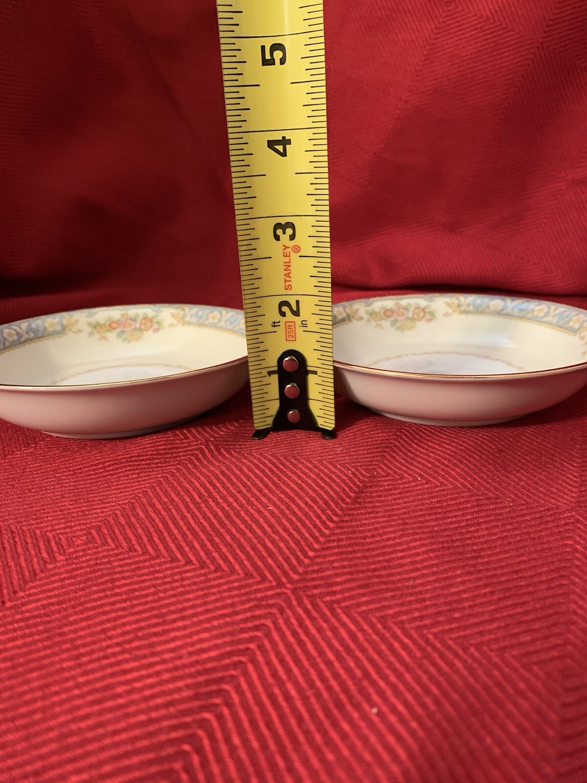 Set of 2 Noritake Royce 660 Fruit/Dessert Bowls Floral & Gold Trim Qty. Avail