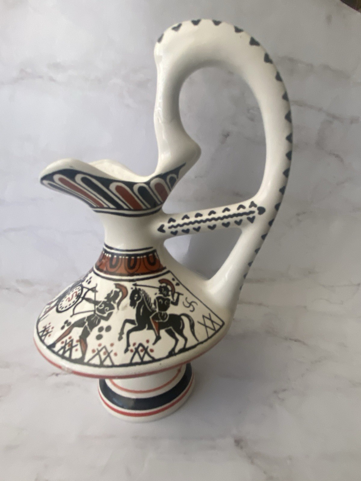 D. Vassilopoulos Greek Warriors Ceramic Urn Licensed Reproduction Greece