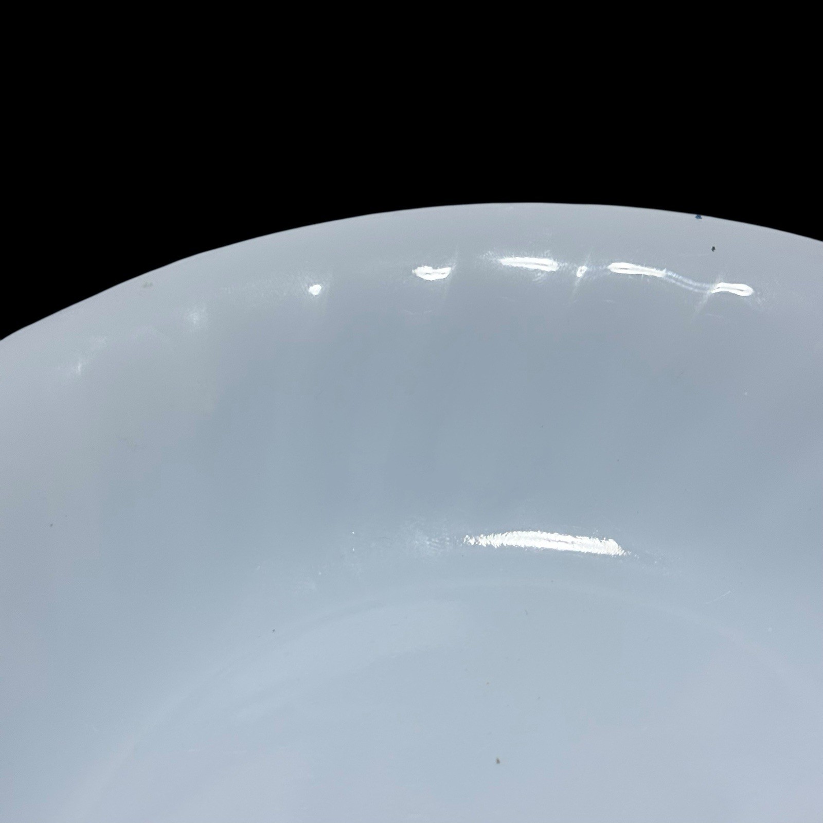 Set Of 4 Vtg Fire King blue swirl azurite 7.5″ flat soup bowls retro mcm Preown