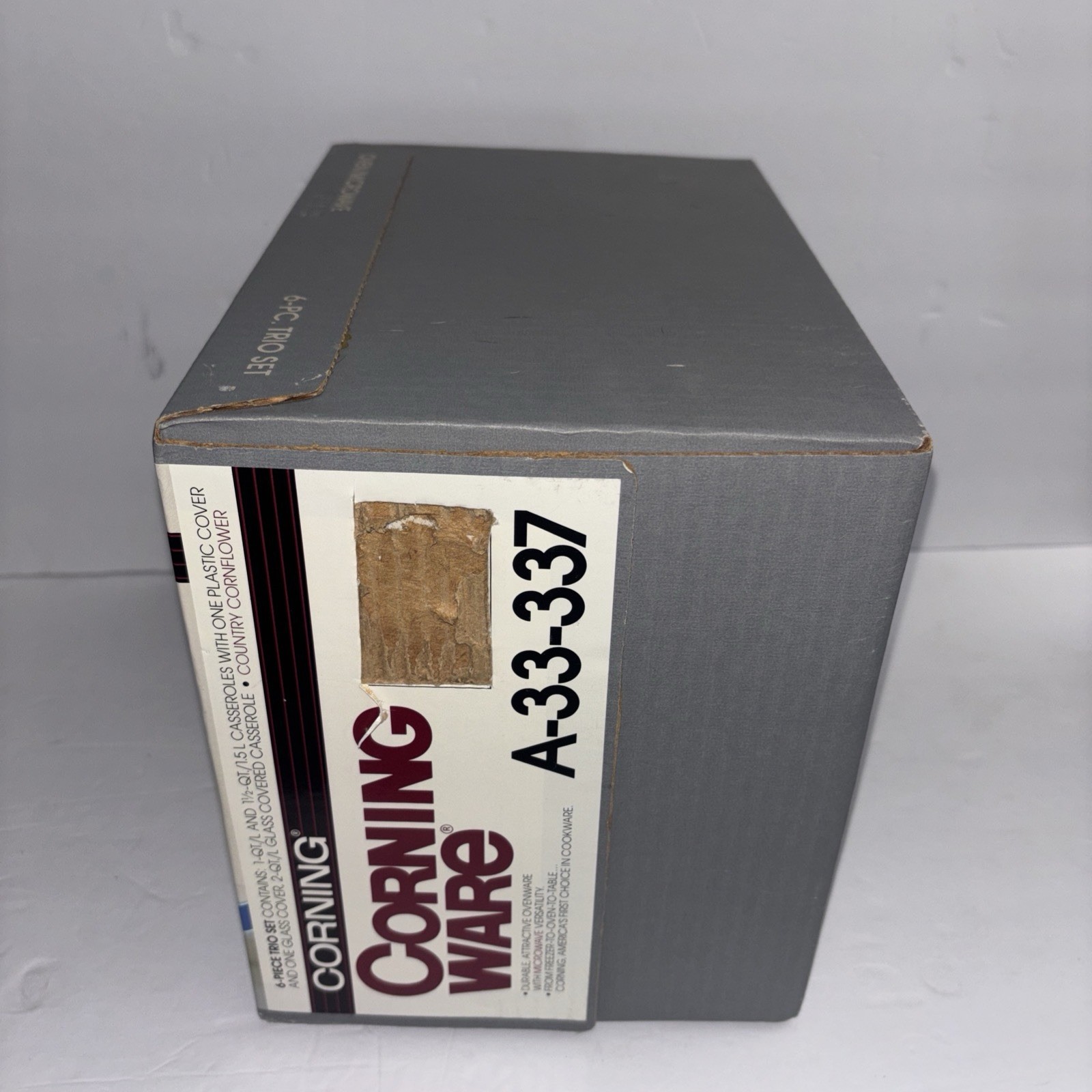 Corning Ware 6 Piece Set Country Cornflower