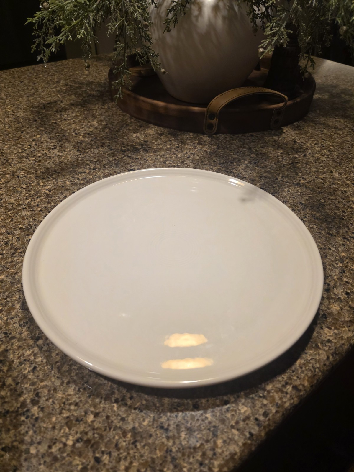 Homer Laughlin Fiesta Baking and Serving Platter Plate 12 Inch Ivory