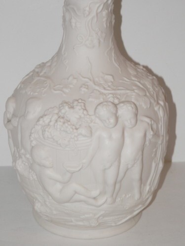 COPELAND 10 3/8″ TALL CIRCA 1850-1860 PARIAN JUG “THE VINTAGE” MINT! BUY IT NOW!