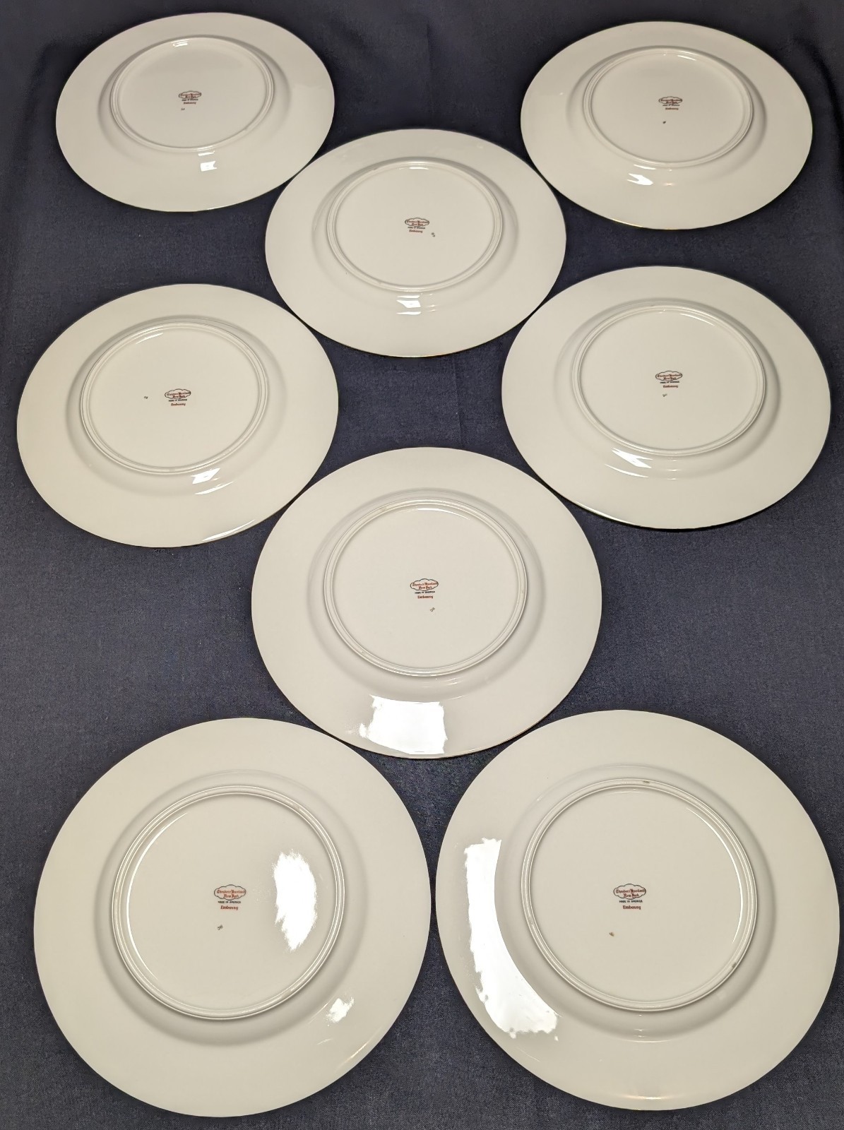 Vtg 1936-57 (68) Pcs Theodore Haviland EMBASSY pattern Porcelain N.Y. USA NICE