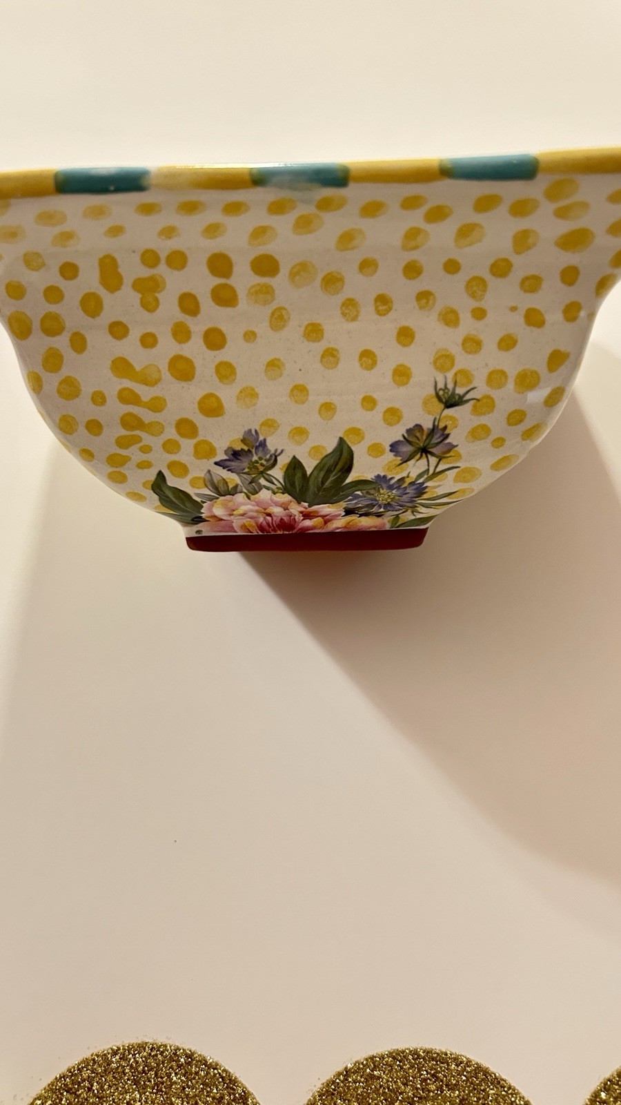 Vintage Mckenzie’s child’s square bowl or trinket bowl.