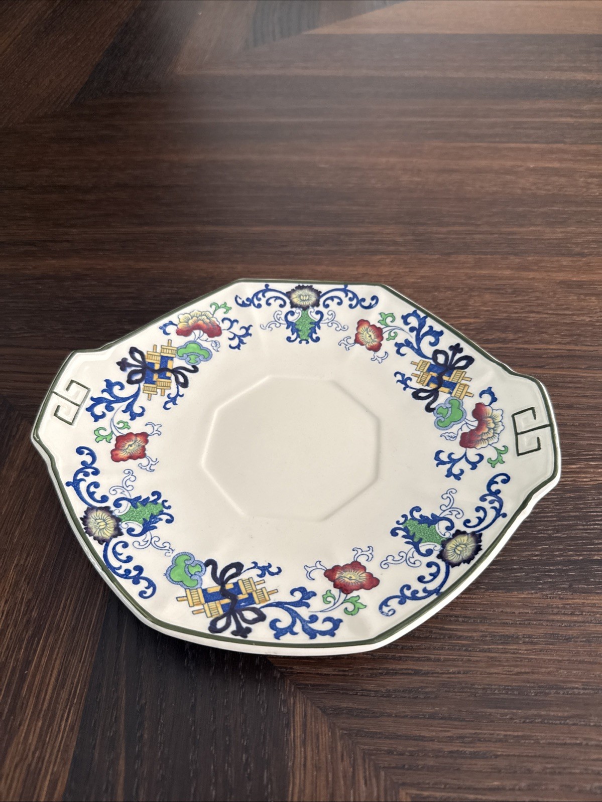 Royal Doulton Nankin 10” X 9” Cake/Sandwich Plate VGUC Burlslem England