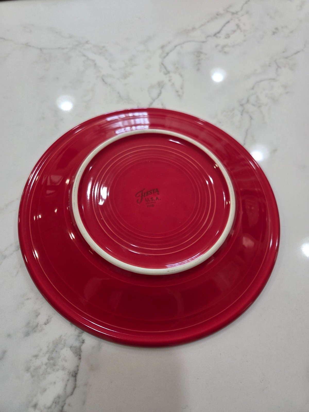 Fiesta Dinner Plate Scarlet Red 10.25″ Homer Laughlin