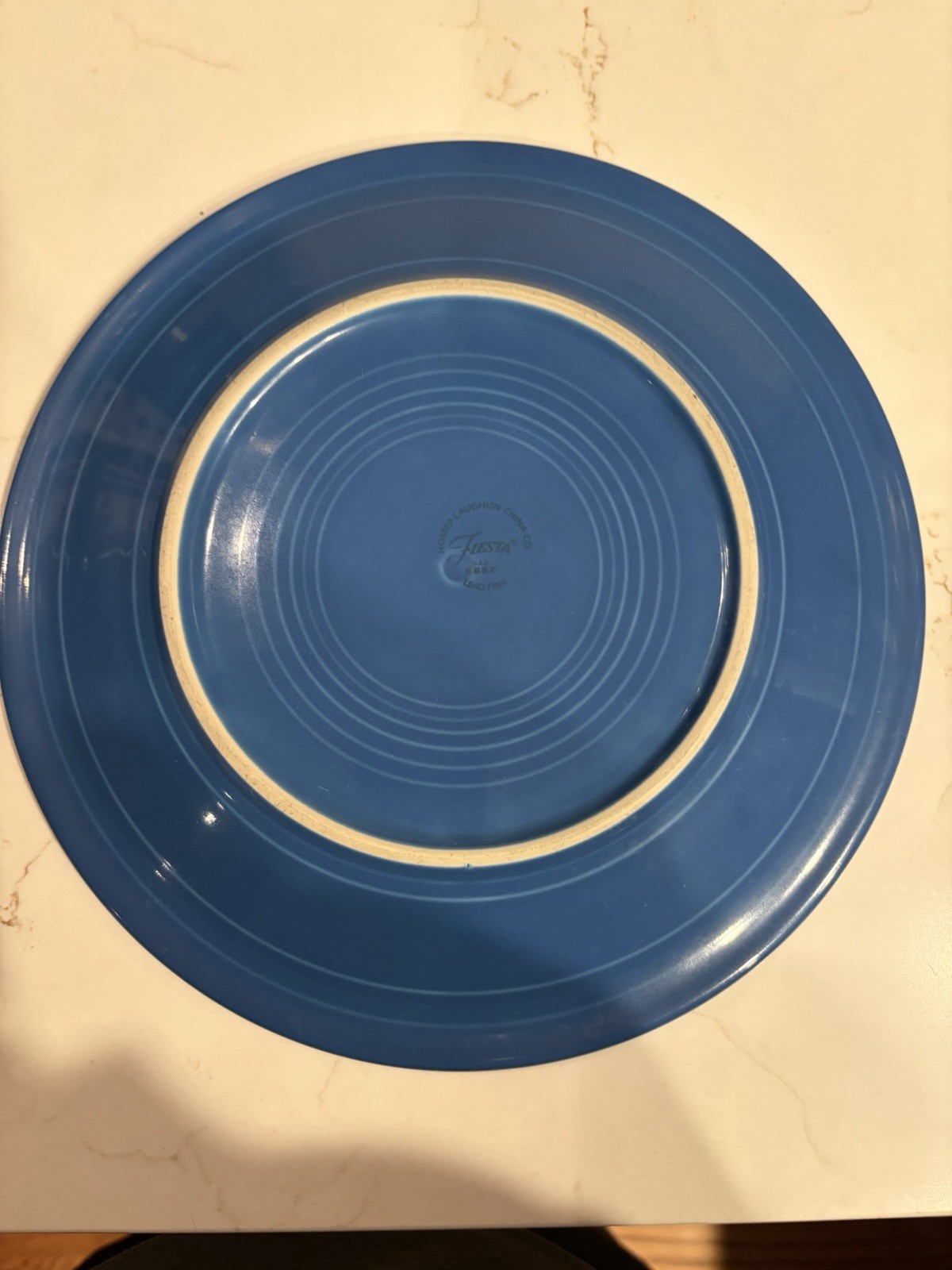 FIESTA Fiestaware Lapis Blue 10.5” Dinner Plates Set Of 4 Homer Laughlin