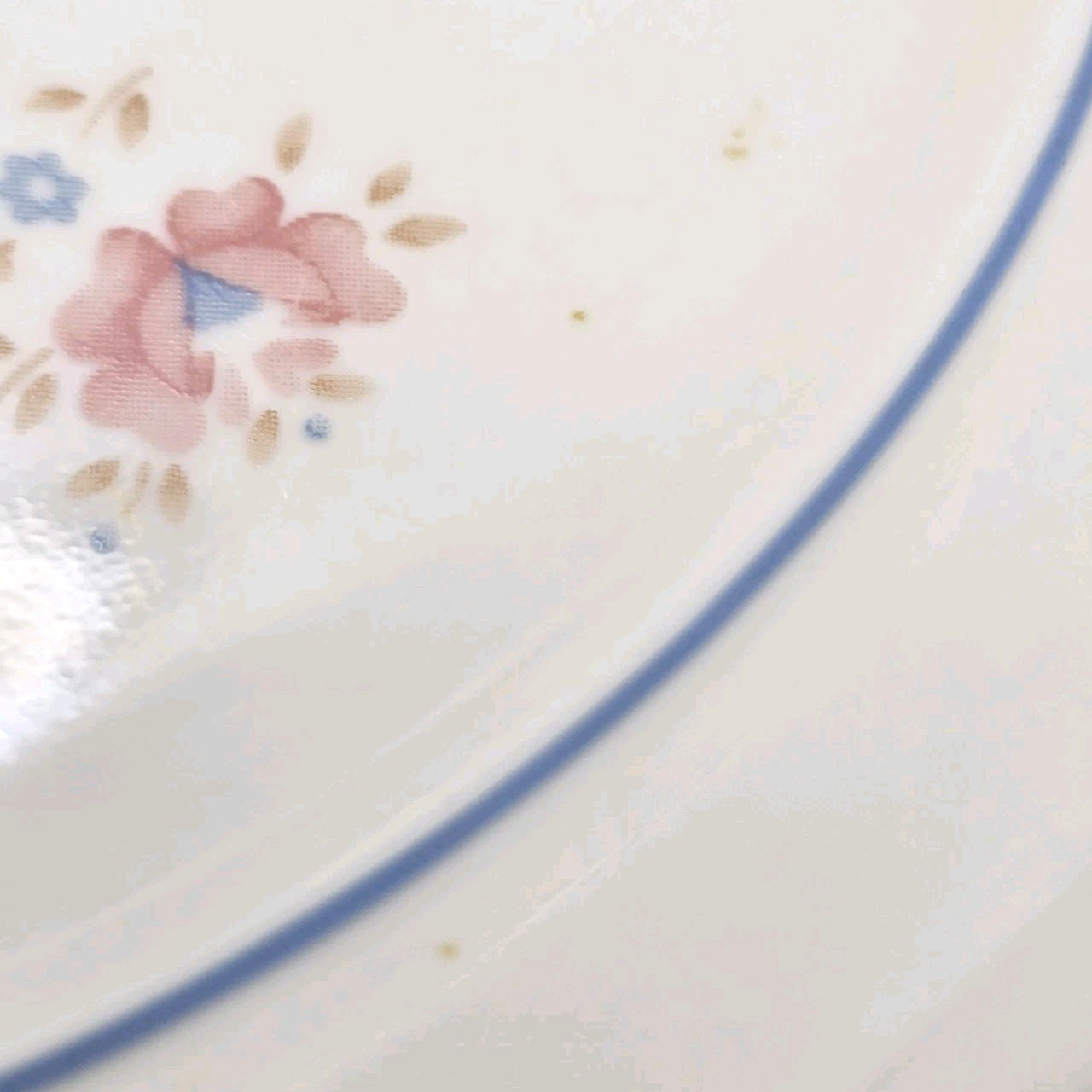 4 Vtg Corelle Country Promenade 8.5″ Retired Salad Plates Goose Cottagecore USA