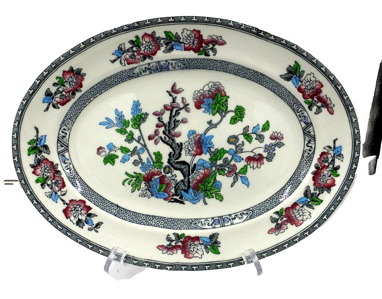 Woods & Son Burslem England Indian Tree Platter 11 3/4 Inches