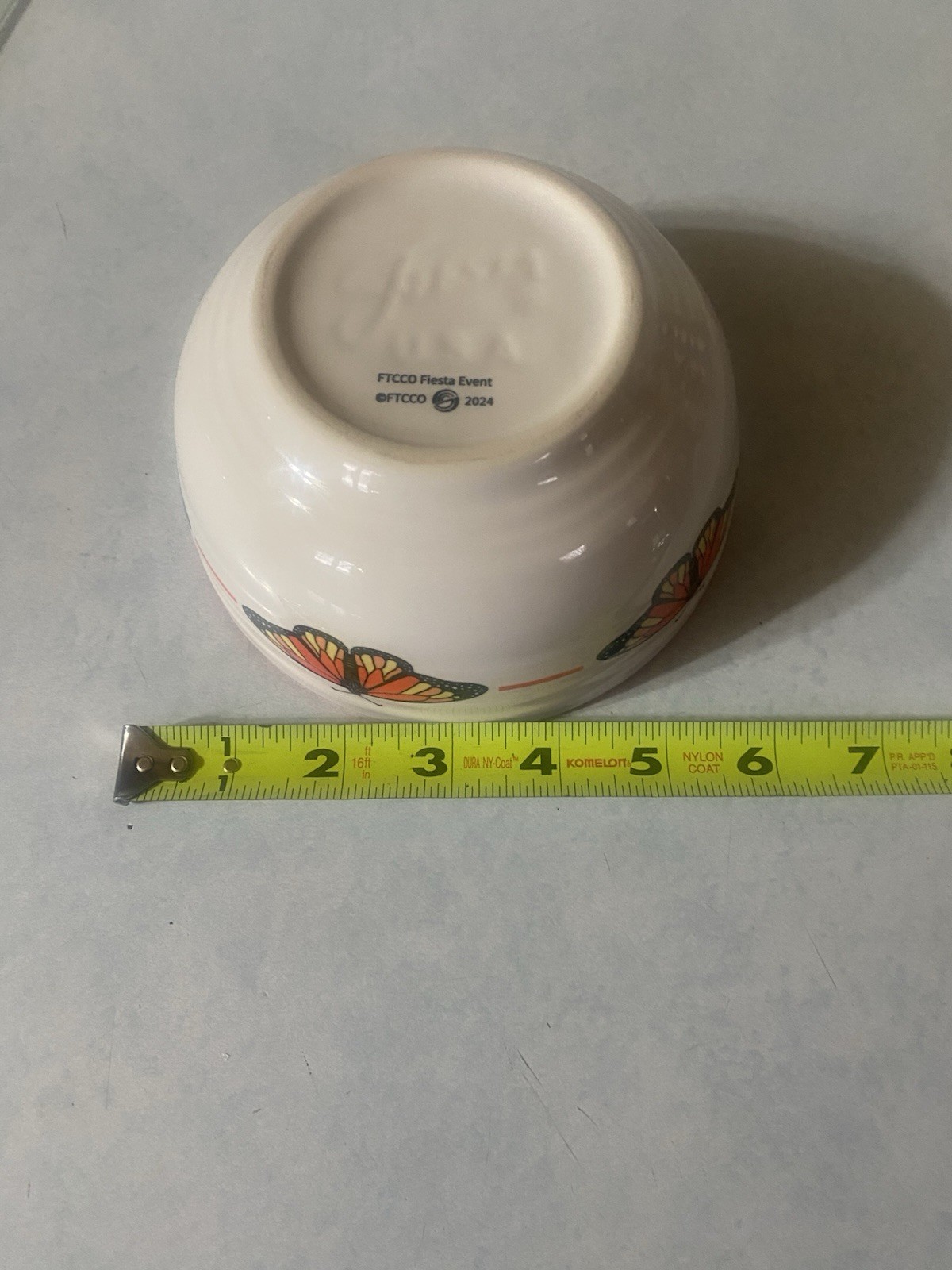 Fiestaware Monarch Bistro Bowl In White 5 1/2 Inches Across. 2024 Conference Exc