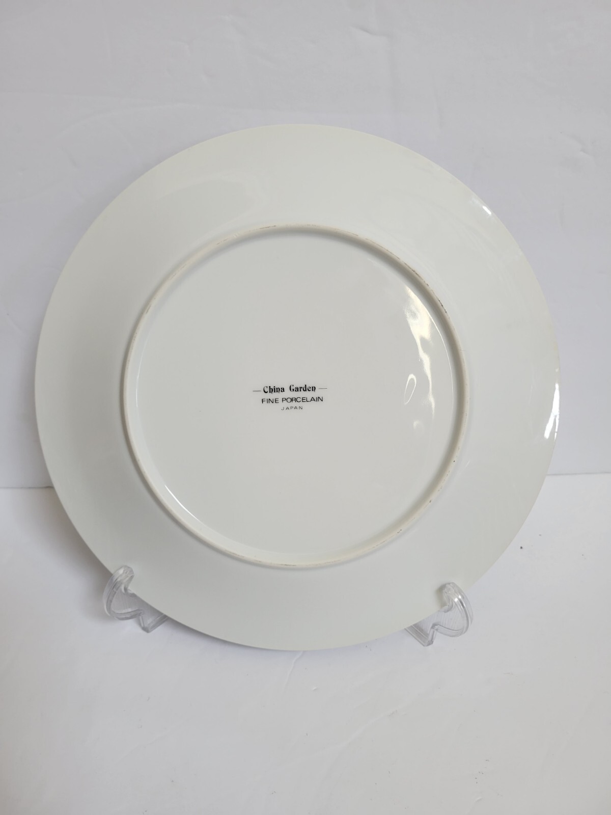 Set of 6 “CHINA GARDEN” 10 1/4″ DINNER PLATES MIKASA FINE CHINA OF JAPAN NOS