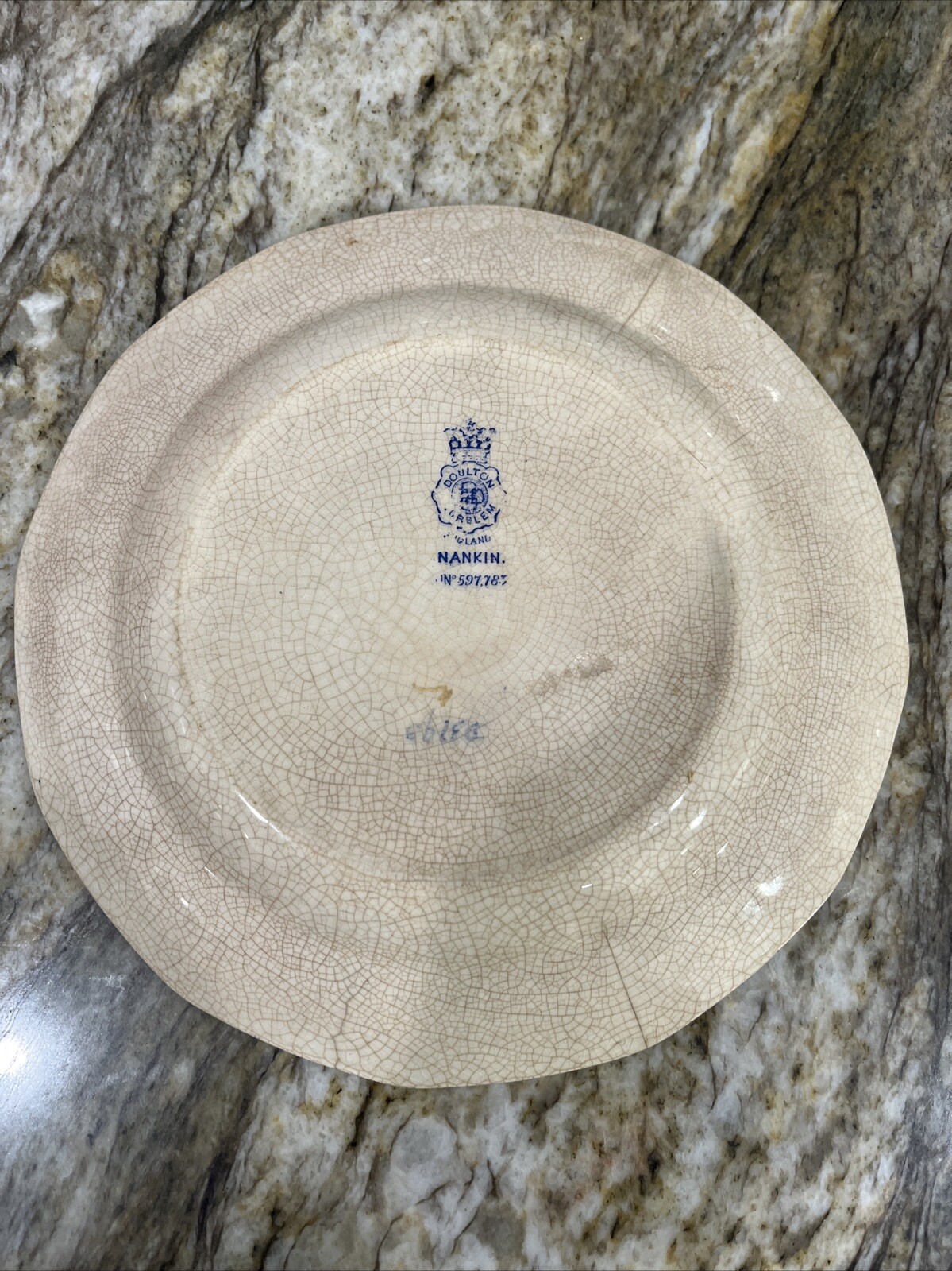 Antique Vtg Doulton of Burslem Salad Plate NANKIN 7 3/8″ circa 1912