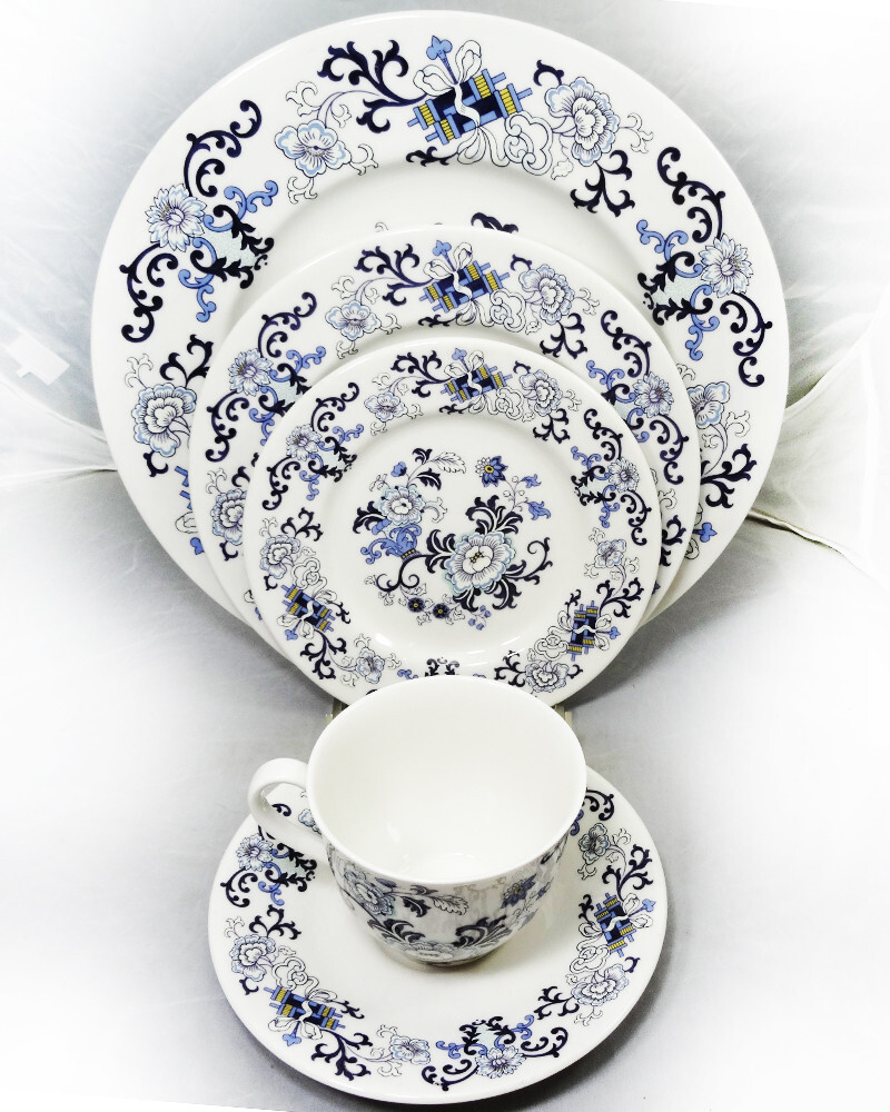 NANKIN TC1091 by Royal Doulton 5 Piece Place Setting NEW NEVER USED made England