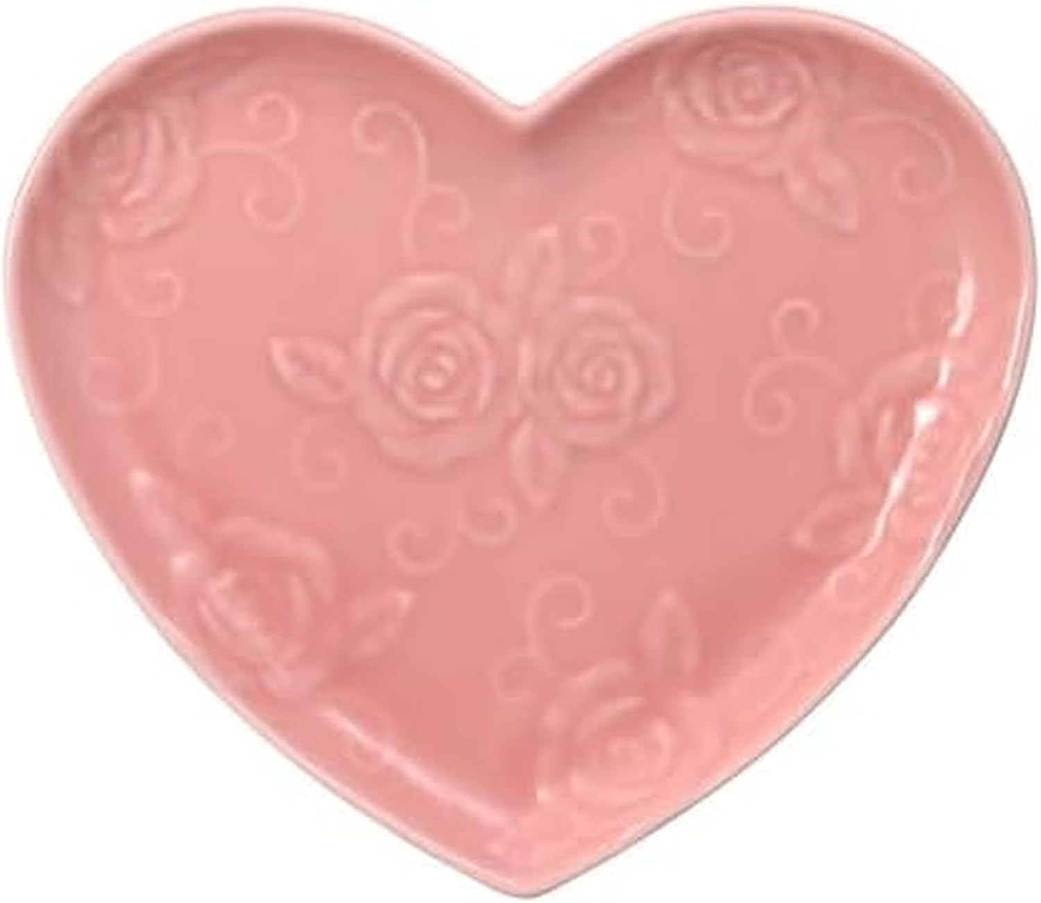 Pfaltzgraff Tearose Heart Salad Dessert Plate, 9″ Pink