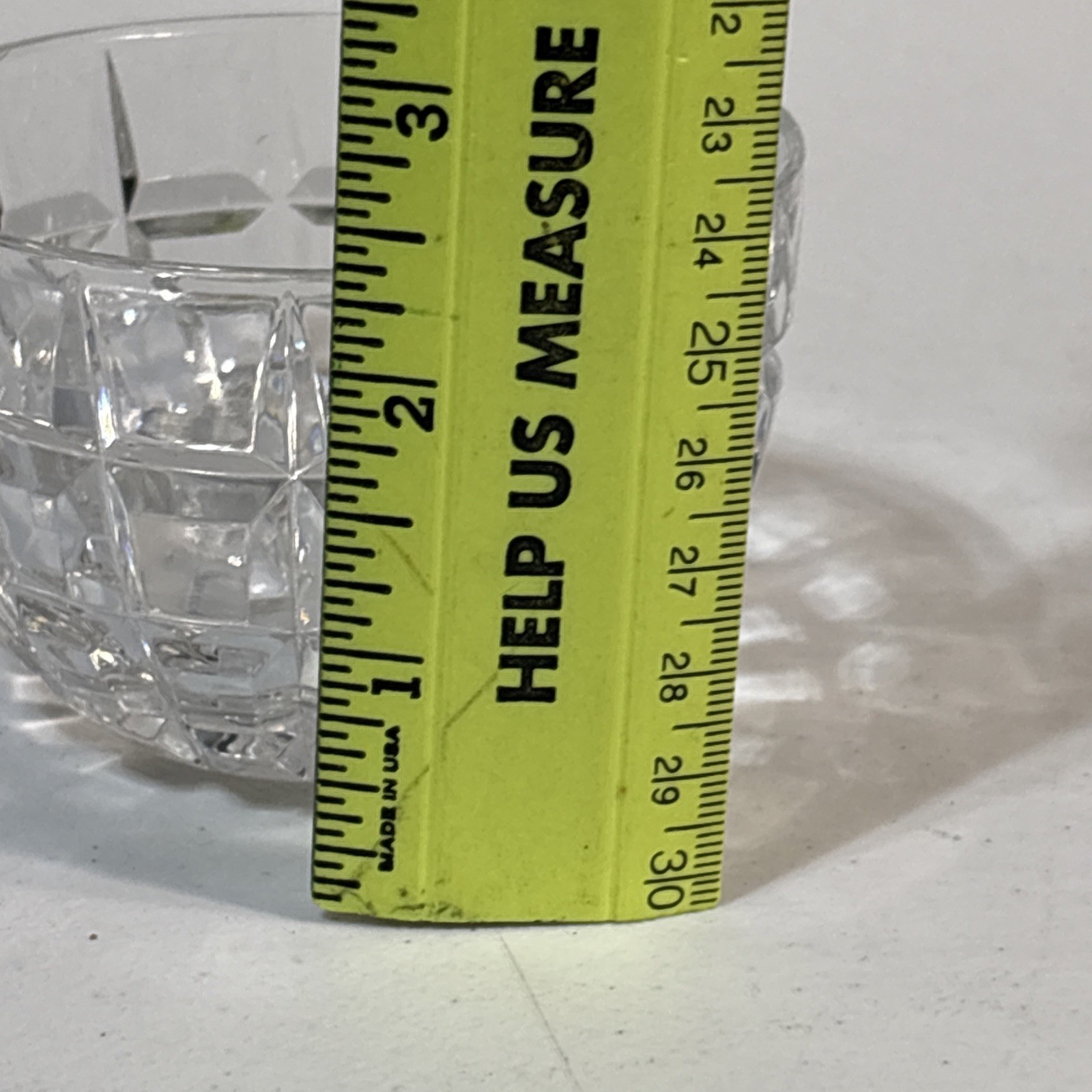 Marquis By Waterford Crystal Quadrata Bowl 3.5” Diameter Made In Poland