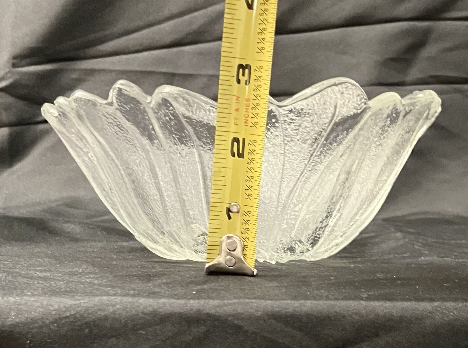 Clear Glass Bowl Indiana flower Lily Pons Dish ☀️ Snack Sunflower 🌻 Vintage