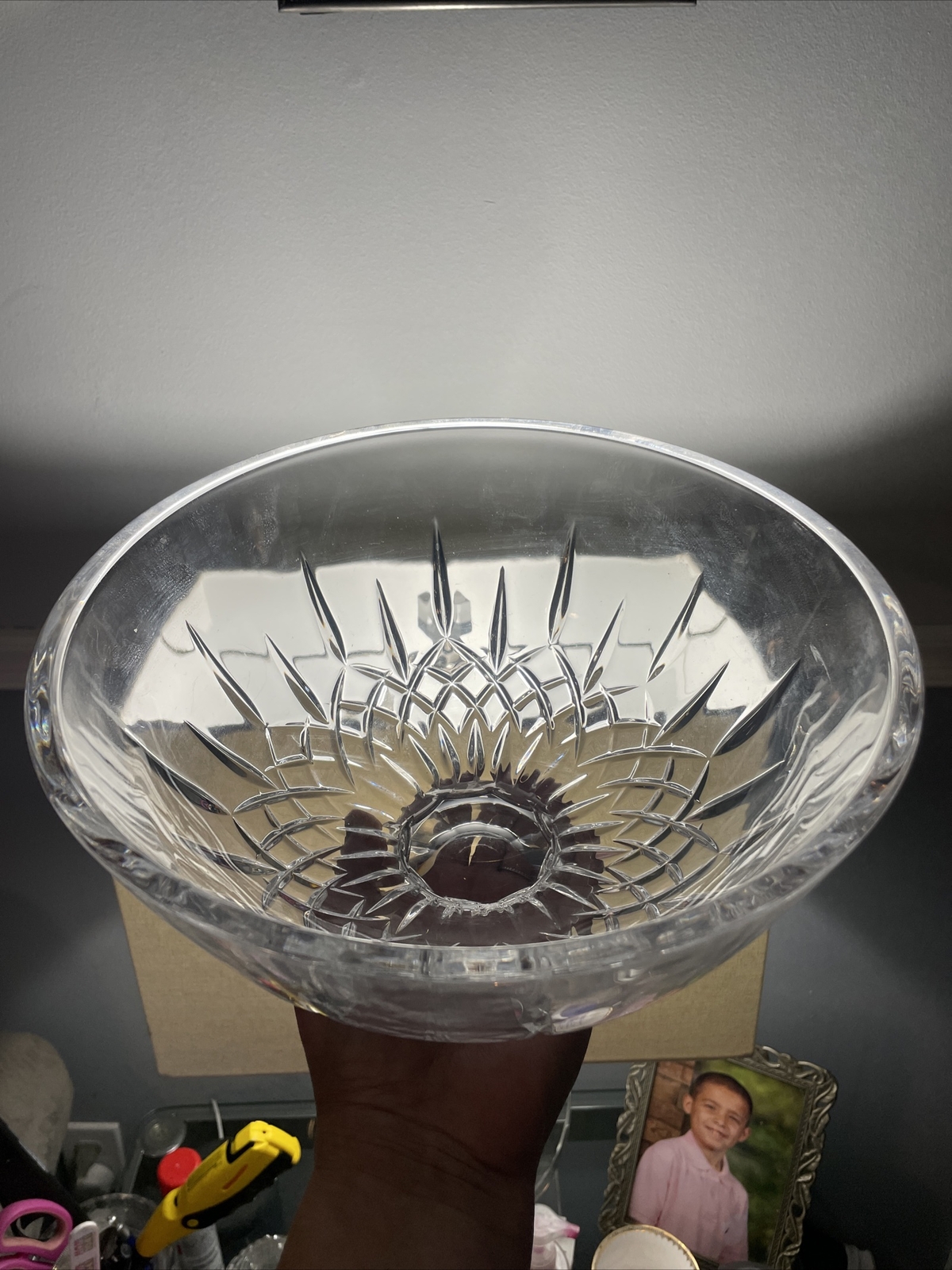 Vera Wang Wedgwood Fidelity-10″ Footed Crystal Bowl Lead Crystal – Germany