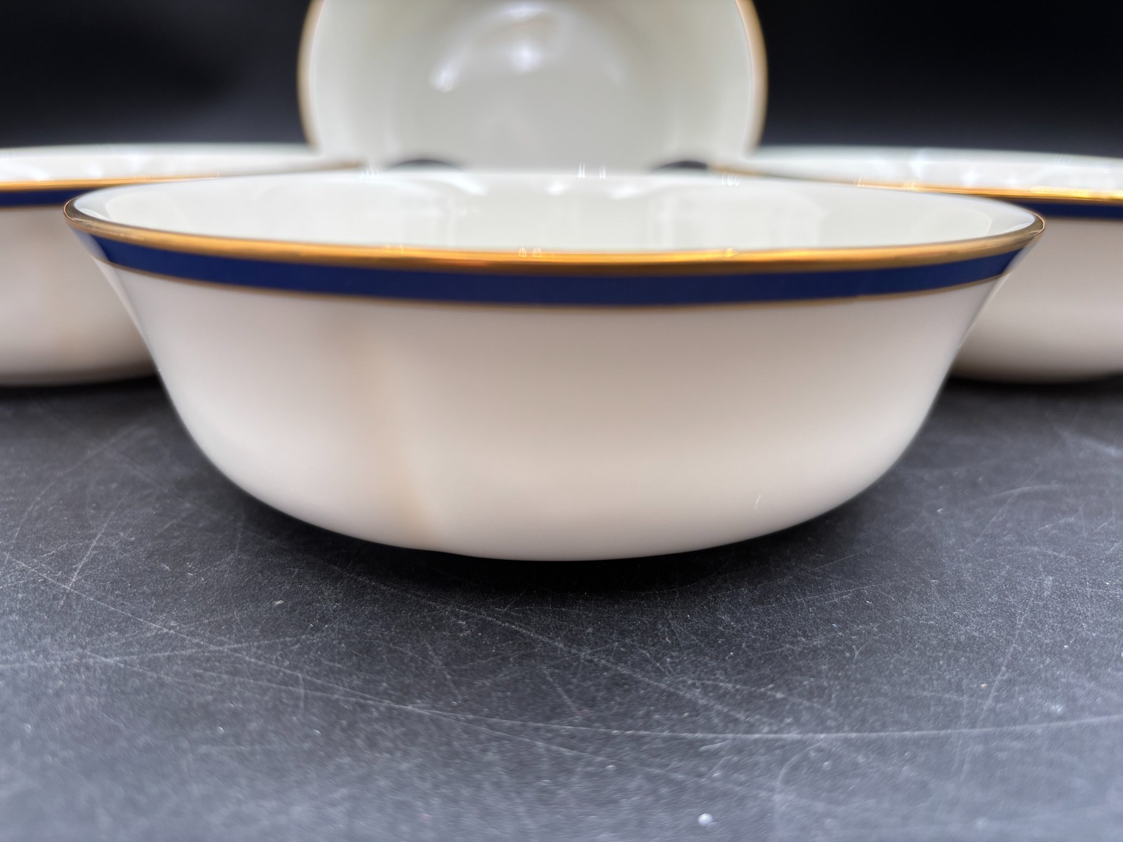 Lenox “URBAN TWILIGHT” ~ USA ~ Set of 4 ~ All Purpose Bowls ~ 6 1/4″