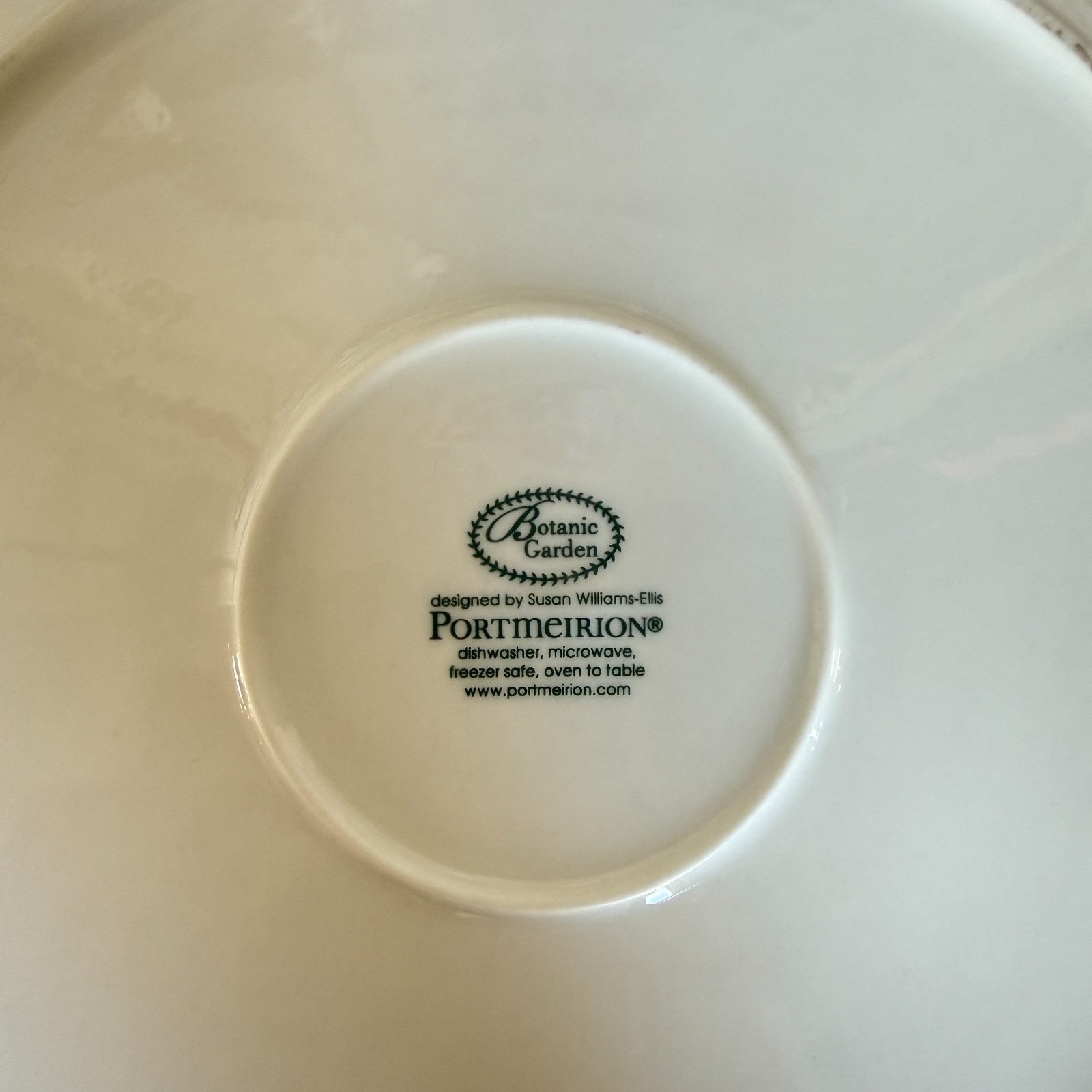Botanic Garden Portmeirion Pierced Edge Plates 8.5″ Salad/Dessert- Set of 3